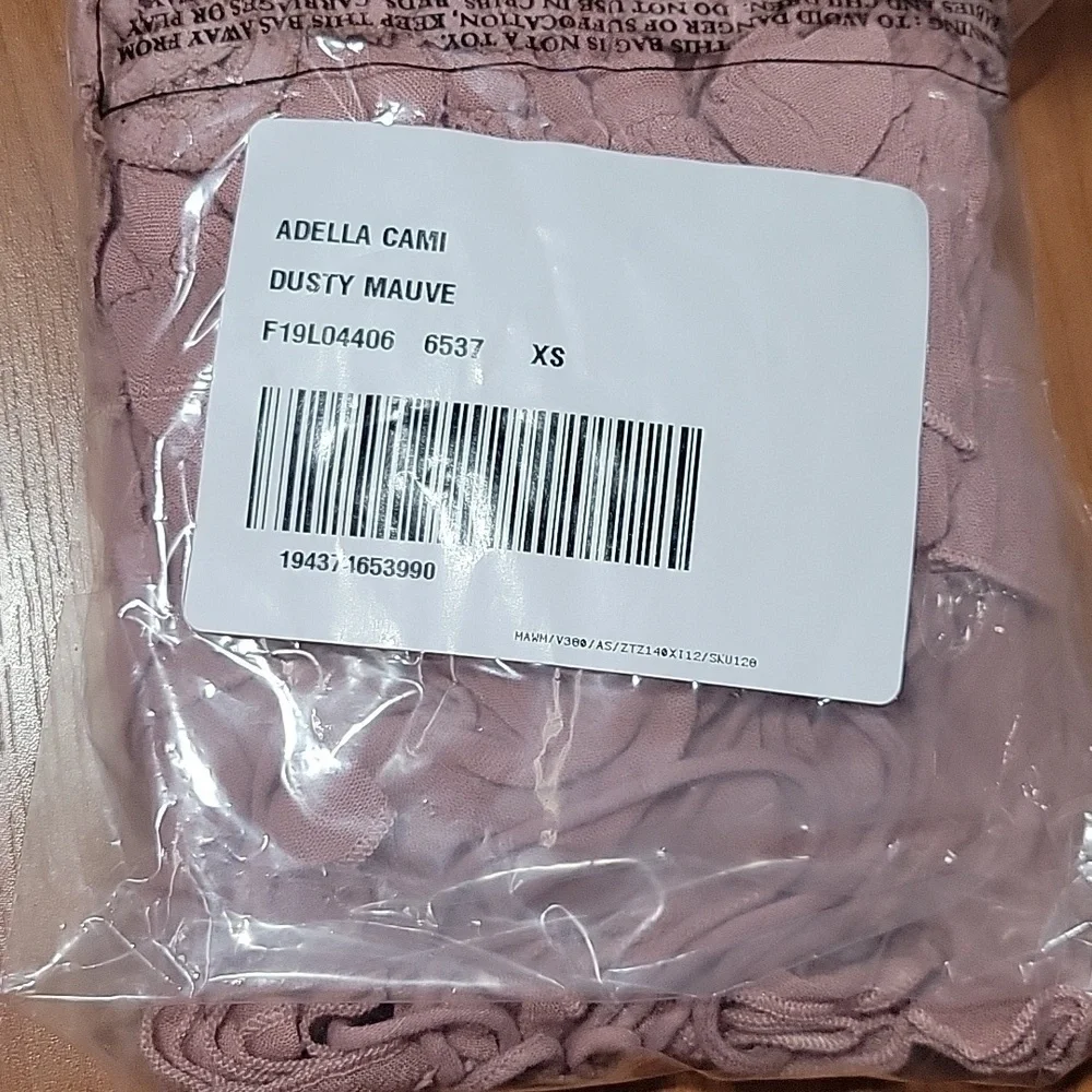 Free People Intimately Adella Cami in Dusty Mauve•XS - Picture 5 of 6